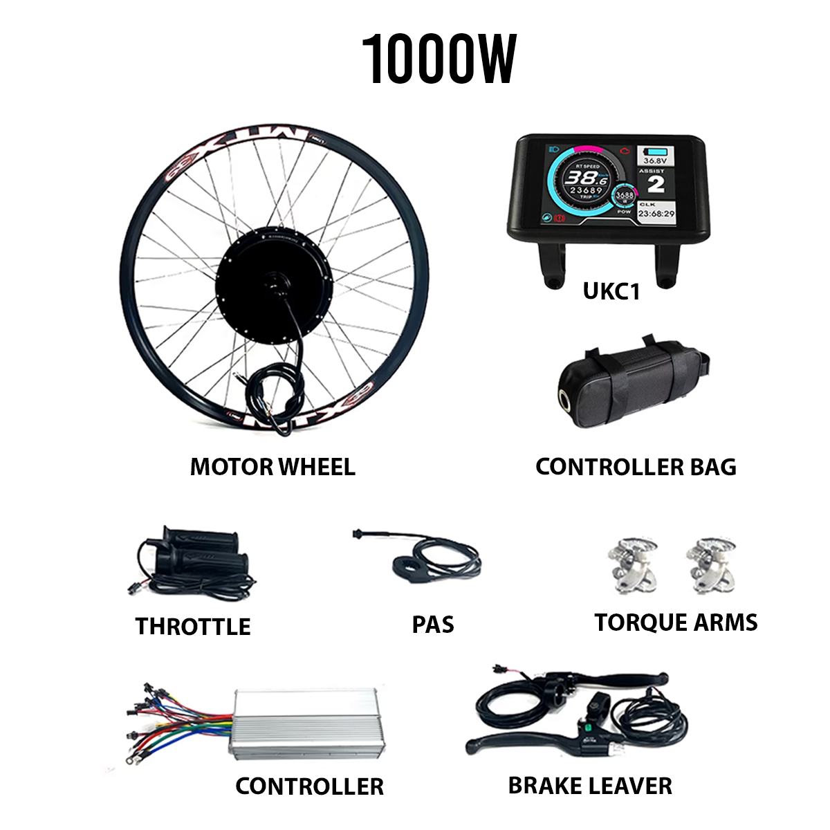 1000W MTX E-BIKE MOTOR KIT