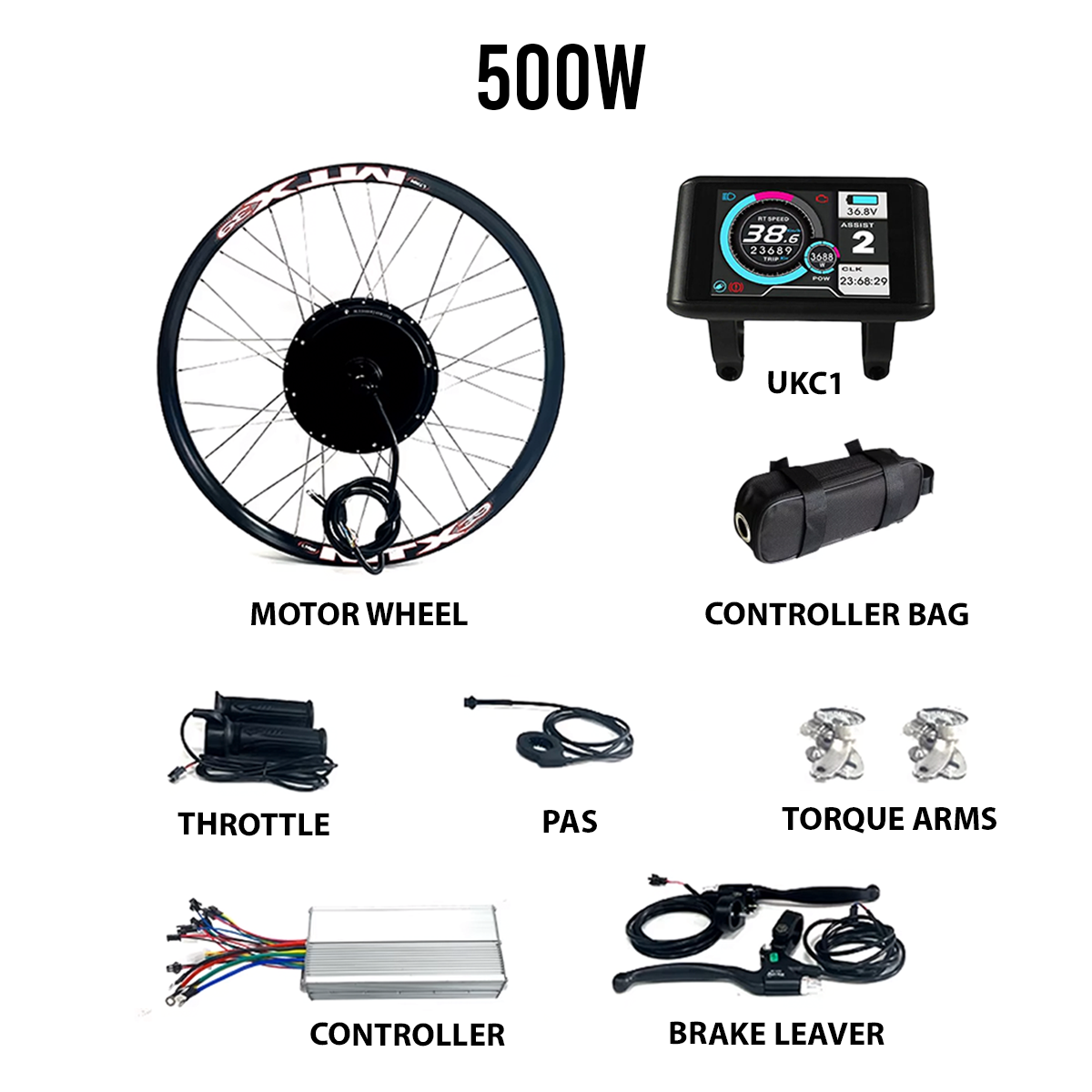 500W MTX E-BIKE MOTOR KIT
