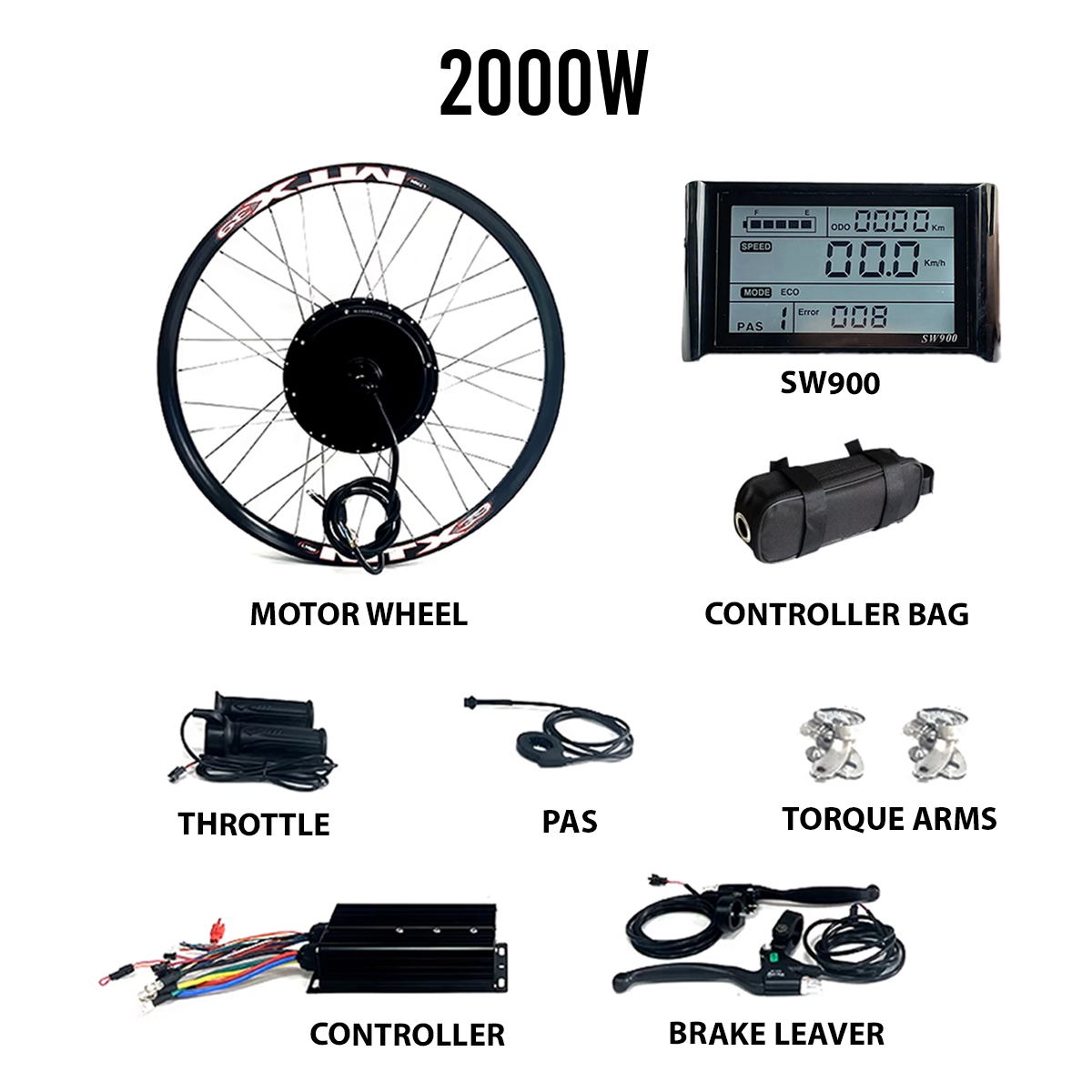 2000W MTX E-BIKE MOTOR KIT