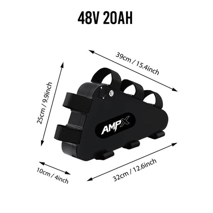 48V E-Bike Battery (20Ah) ~Triangle
